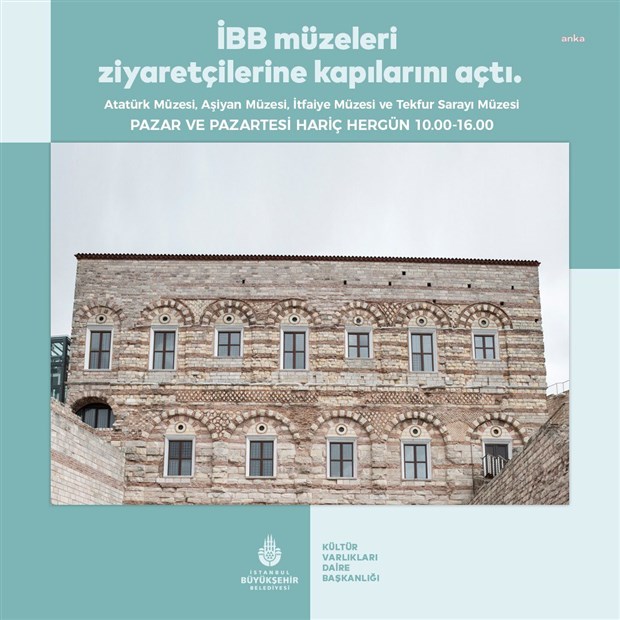 İBB müzeleri tekrar ziyarete açılıyor