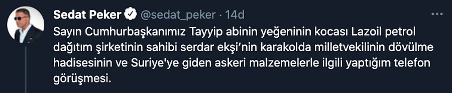 Serdar Ekşi kimdir? Sedat Peker'in görüştüğü Serdar Ekşi, Erdoğan'ın akrabası mı?