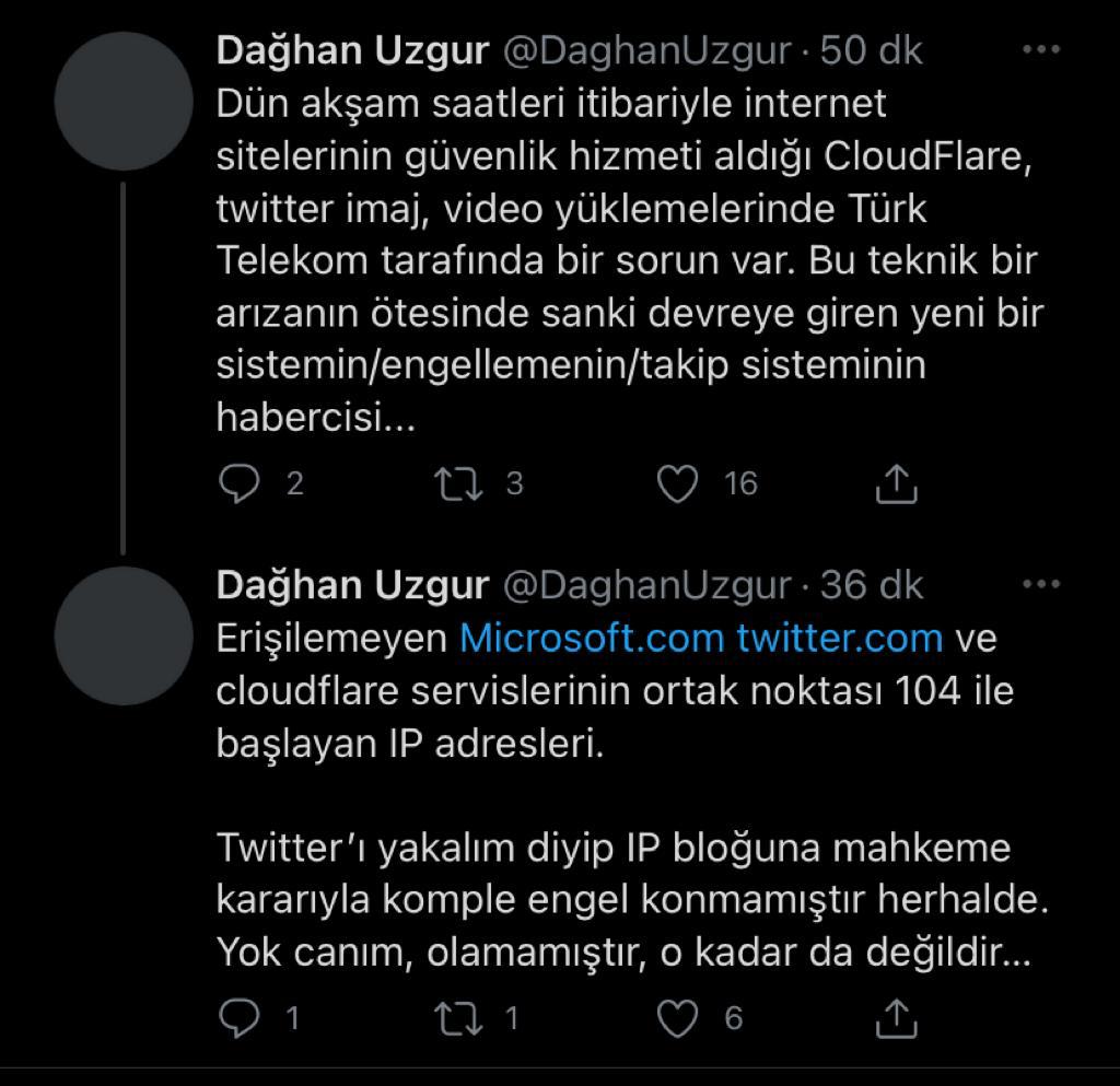 İnternet sitelerine erişim sağlanamıyor