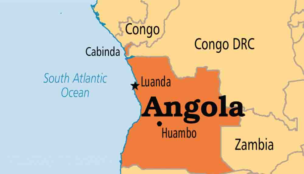 Angola nerede, hangi bölgede Angola harita konumu