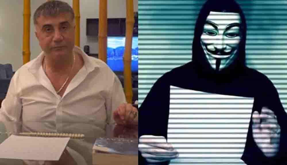 Anonymous'tan Sedat Peker'e: “Yürü git, faşist"