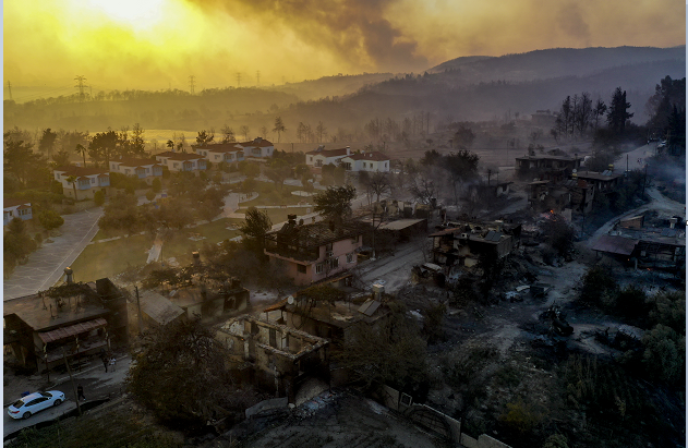 Bakan Bekir Pakdemirli: Manavgat yangınında Kızılay'ın, AFAD'ın yardımını bekleyen vatandaş yok