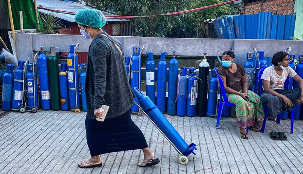 Kovid-19'un-yayıldığı-Myanmar'da-gerekli-tıbbi-malzemeler-tedarik-edilemiyor