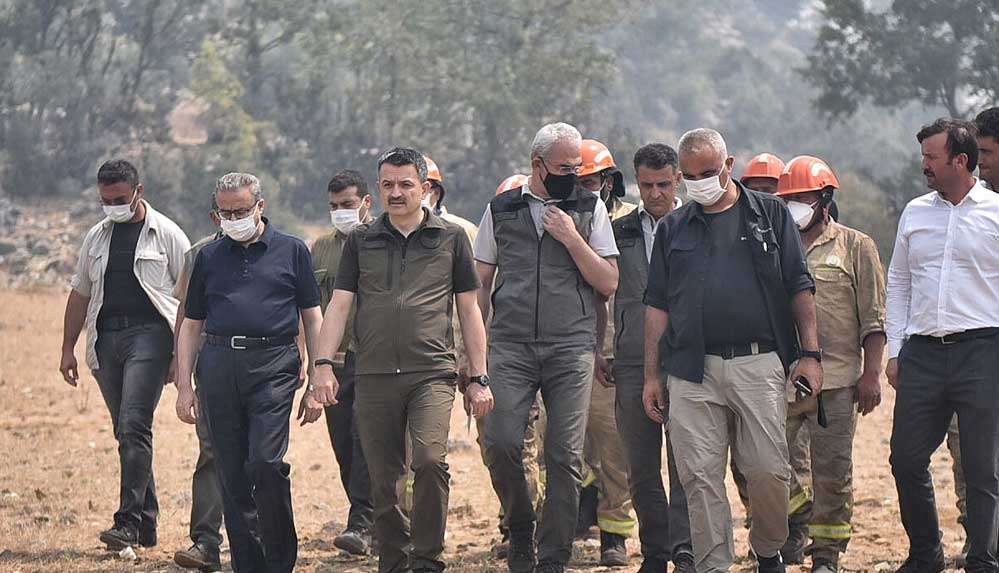Mersin'deki orman yangınları kontrol altına alındı, 4 kişi gözaltında