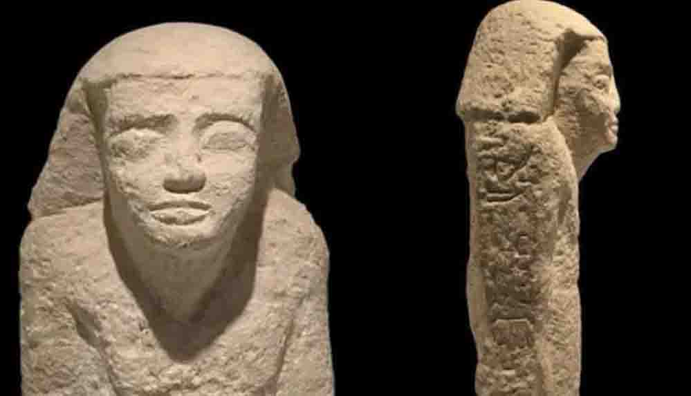 Mısır'dan kaçırılan M.Ö. 2500-2000 yıllarına ait tarihi heykel Hollanda’da bulundu