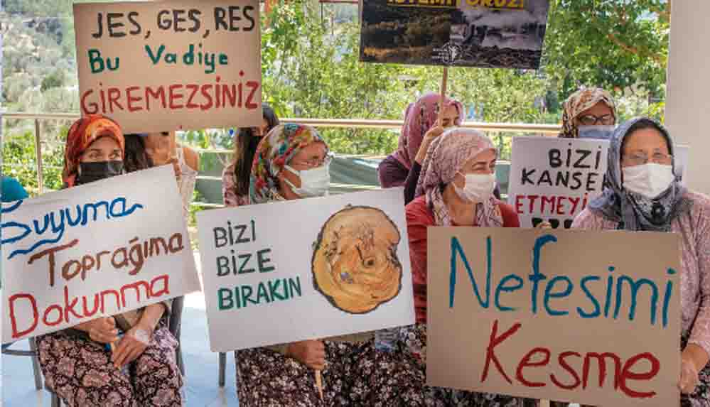 Orhanlı köylüleri jeotermal santrale karşı mücadele veriyor Orhanlı sahipsiz değildir