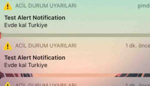 Test Alert Natification ne demek Iphone Test Alert Notification uyarısı nasıl kapatılır
