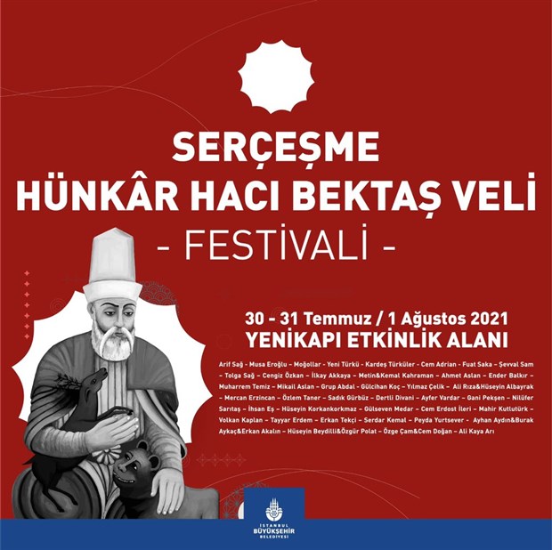 İBB’den 3 günlük Serçeşme Hünkâr Hacı Bektaş Veli Festivali