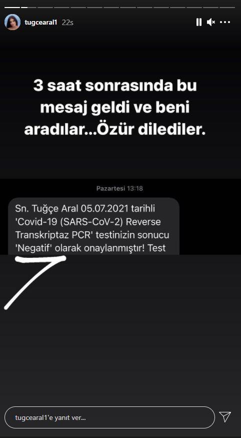Manken Tuğçe Aral'ın PCR testi Bursa'da pozitif, İstanbul'da negatif çık!