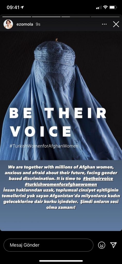 Sanatçılardan Afgan kadınları için çağrı: "Onların sesi olma zamanı"
