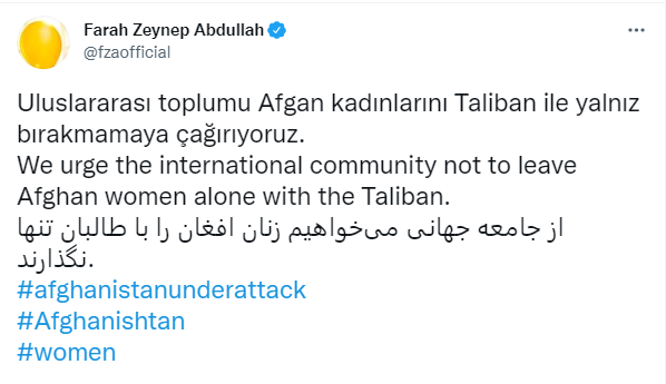 Sanatçılardan Afgan kadınları için çağrı: "Onların sesi olma zamanı"