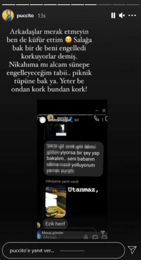 Ümitcan Uygun'un ağabeyinin Pucca'ya attığı tehdit mesajları ortaya çıktı: Ölümle tehdit etmiş!