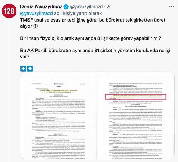 CHP'li Yavuzyılmaz'dan skandal iddia: AKP'li bürokrat aynı anda 82 şirkette görev yapıyor