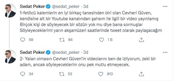 Sedat Peker, tarih ve saat verdi: Söyleyeceklerim onu mutlu etmeyecek...