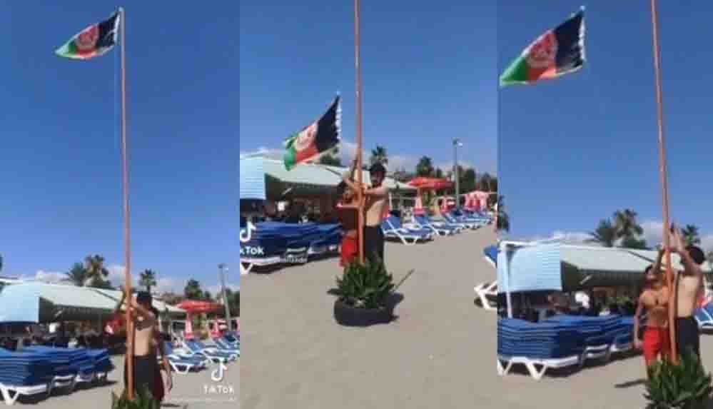 Alanya'da göndere çekilen Afganistan bayrağı ile ilgili Antalya Valiliği açıklama yaptı