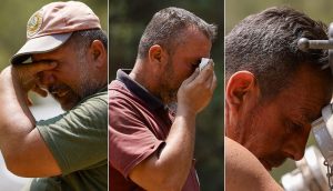 Alevlerin ortasında kalan orman işçisinin telsiz anonsu ağlattı