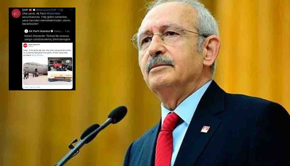 CHP’den AKP’ye tweet sildiren cevap ‘Utanın beceriksizler…’