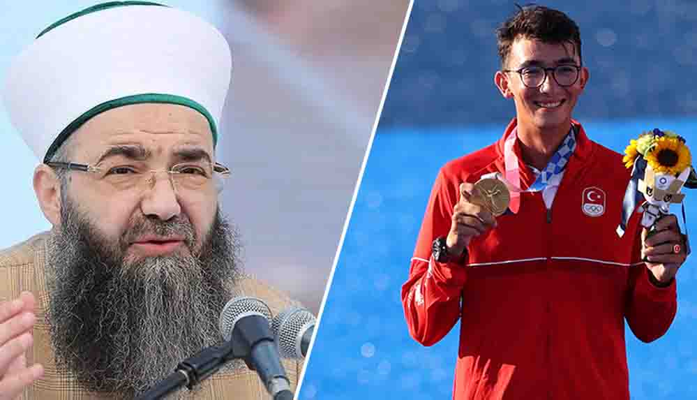Cübbeli Ahmet'ten, Olimpiyat Şampiyonu Mete Gazoz'a 'sünnet' imalı tebrik mesajı