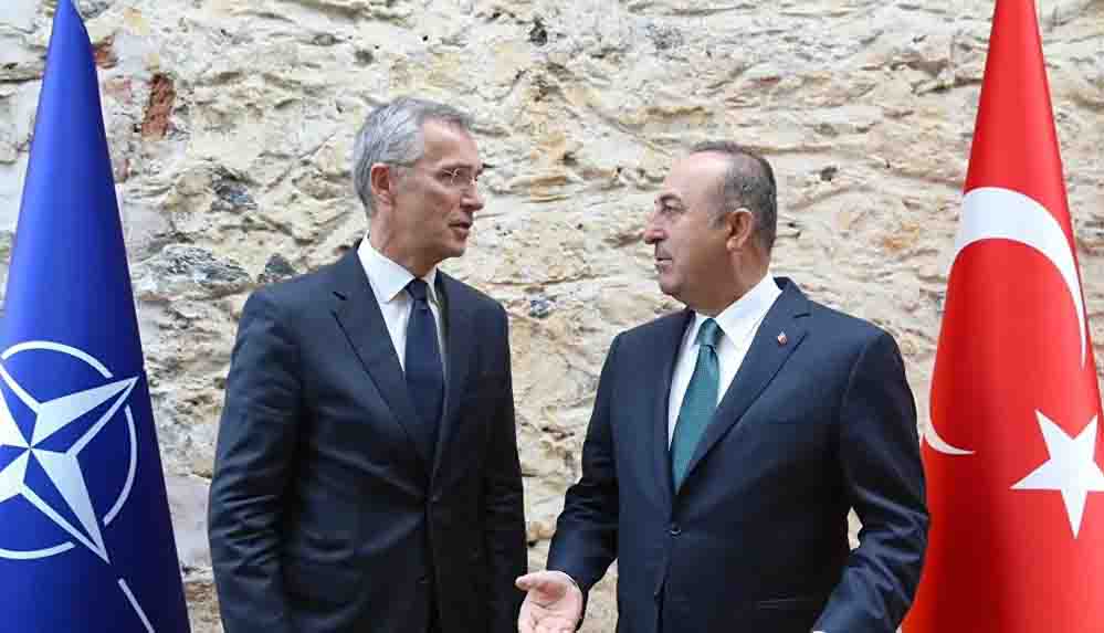 Dışişleri Bakanı Çavuşoğlu, NATO Genel Sekreteri Stoltenberg'le görüştü