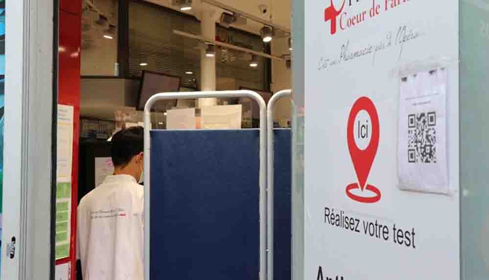 Fransa'da son 24 saatte 26 bin 453 Covid-19 vakası belirlendi