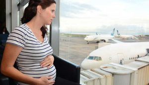 Hamilelikte en güvenli seyahat "uçak yolculuğu"