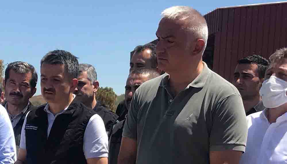 Kültür ve Turizm Bakanı Ersoy Yanan orman arazilerinin yapılaşmaya tahsisi mümkün değildir