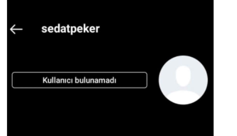 Sedat Peker’e sosyal medya şoku! Hesabı kapatıldı!