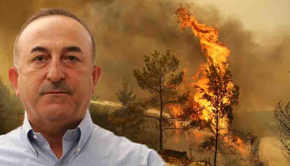 Son Dakika... Bakan Çavuşoğlu'ndan yangın bölgesinde açıklama: Bugün ve yarın kritik