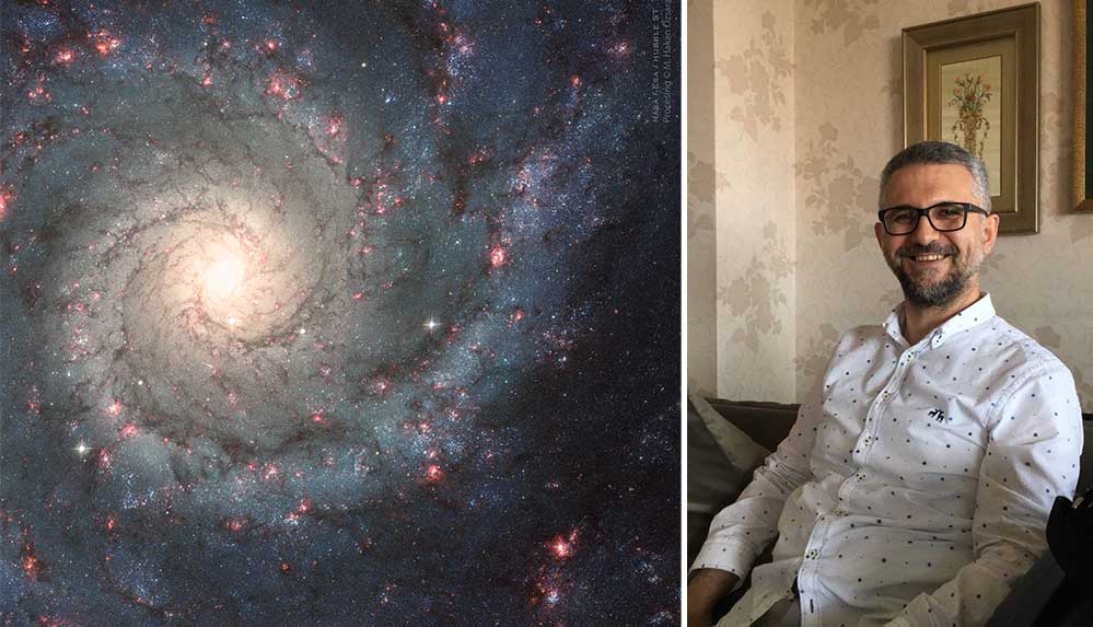 Türk doktorun renklendirdiği astronomi fotoğrafı "NASA" seçkisinde yer aldı
