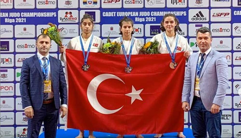 Ümit milli judoculardan Avrupa şampiyonasında 3 madalya