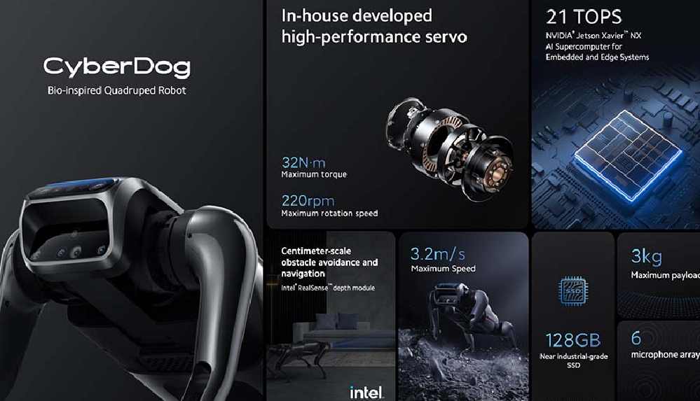 Xiaomi, açık kaynaklı robot CyberDog'u tanıttı