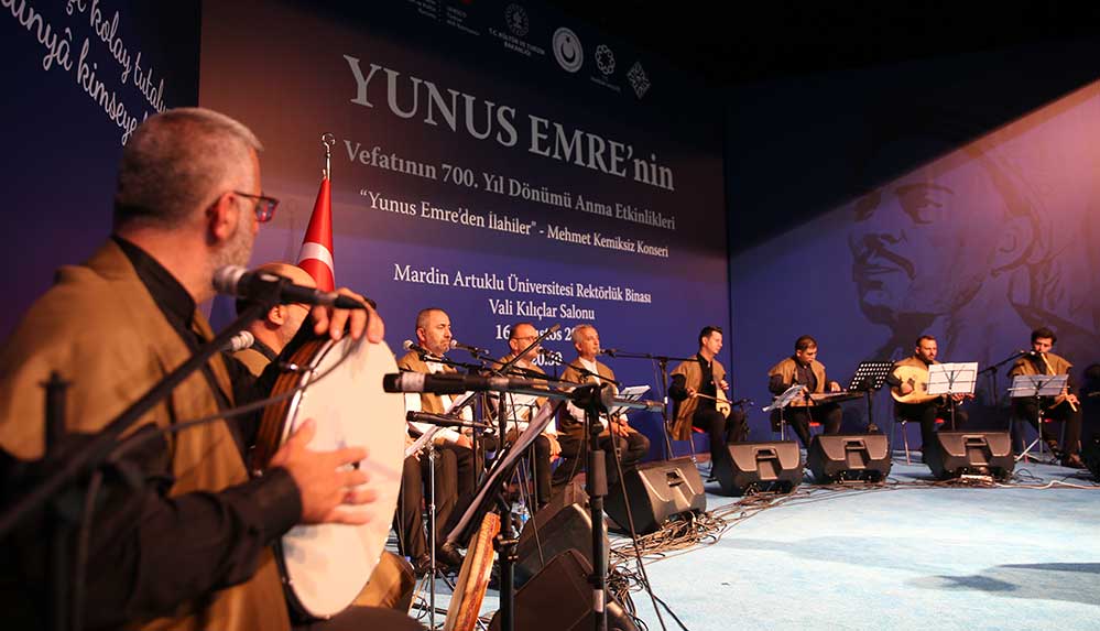 Yunus Emre, vefatının 700. yıl dönümüne Mardin'de anıldı