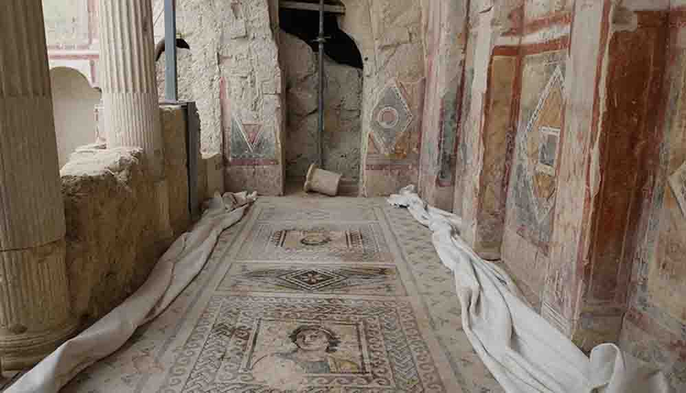 Zeugma'da 14 yıllık emekle ortaya çıkarılan 'Muzalar Evi' ziyarete açılacak