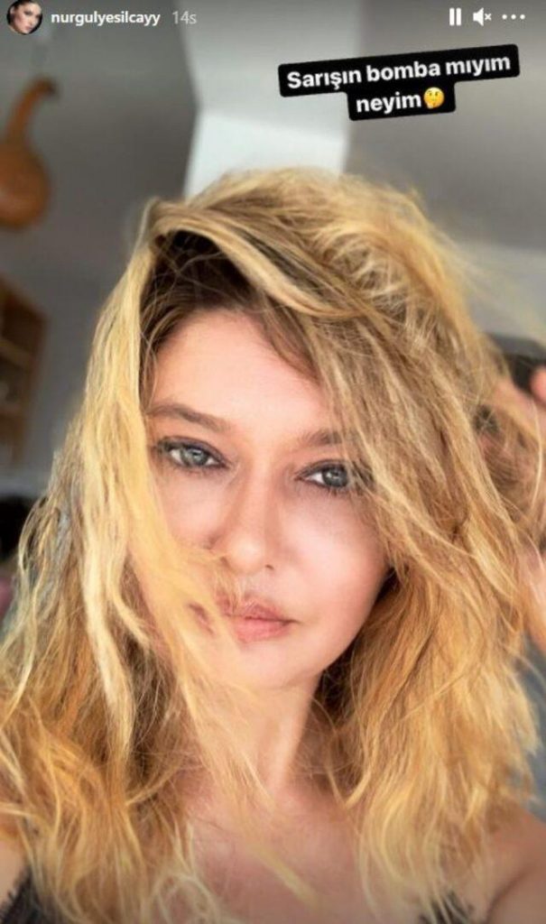 Nurgül Yeşilçay yeni imajını paylaştı: Sarışın bomba mıyım neyim?