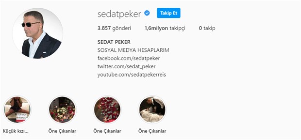 Sedat Peker'in sosyal medya hesabına ilişkin yeni gelişme