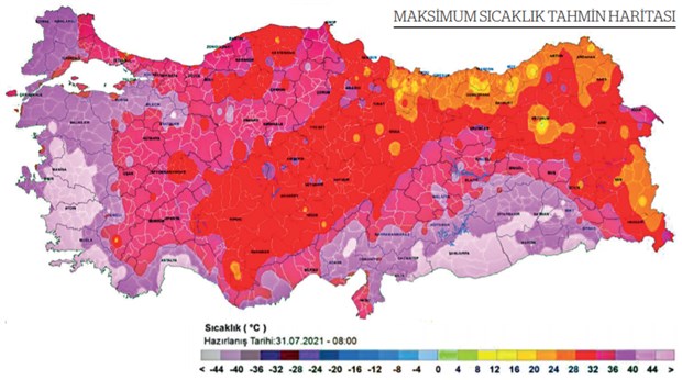 Hava sıcaklıkları, gelecek hafta daha da artarak birçok kentte 40 dereceyi aşacak