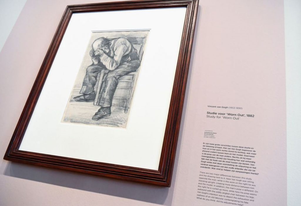 Van Gogh'un yeni keşfedilen çizimi ilk kez Amsterdam'da sergilendi