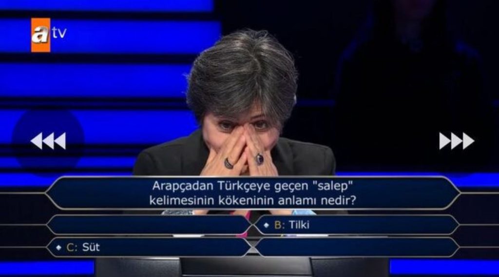 Kim Milyoner Olmak İster'de seyirciyi şaşkına çeviren 'salep' sorusu
