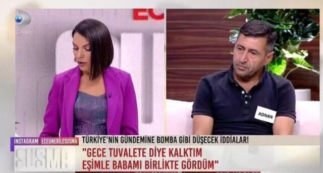 'Eşimle babamı yatakta bastım' diyen adamın eşi canlı yayında anlattıklarıyla sosyal medyanın gündemine oturdu 3 'Eşimle babamı yatakta bastım' diyen adamın eşi canlı yayında anlattıklarıyla sosyal medyanın gündemine oturdu