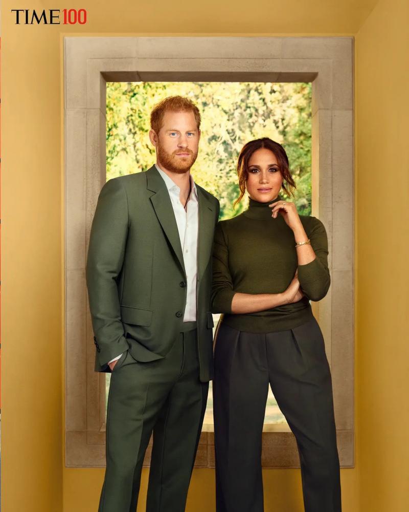 Prens Harry ve Meghan, Time'ın kapağında: Kıyafetlerinin anlamı ve Diana'ya gizli selam