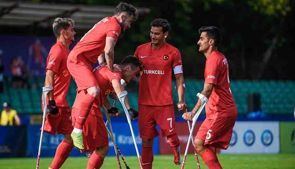 Ampute Futbol Milli Takımı, Avrupa Şampiyonası'nda yarı finale yükseldi