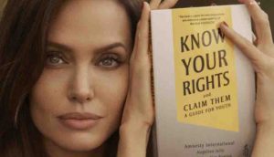 Angelina Jolie ve Af Örgütü'nden çocuk hakları kitabı