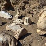 Aydın'daki kazılarda Roma İmparatoru Hadrianus heykelinin parçaları bulundu