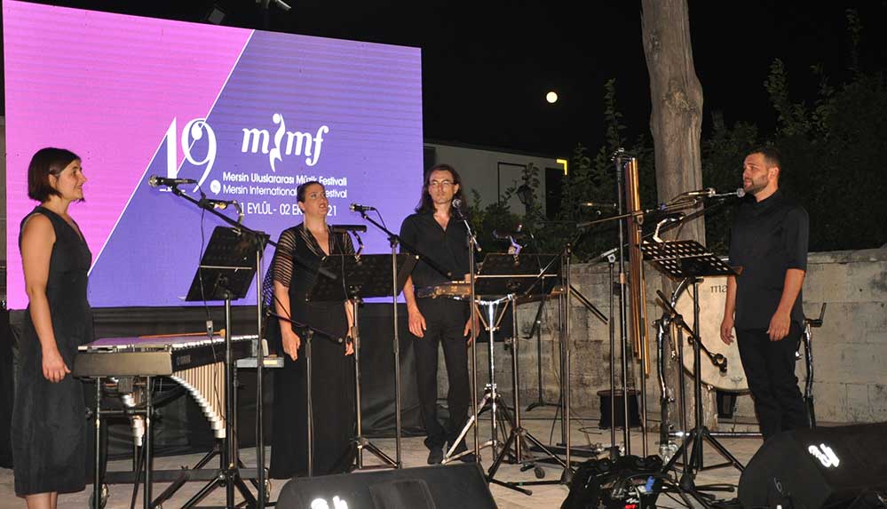 Damask Vocal Quartet, 19. Mersin Uluslararası Müzik Festivali'nde sahne aldı