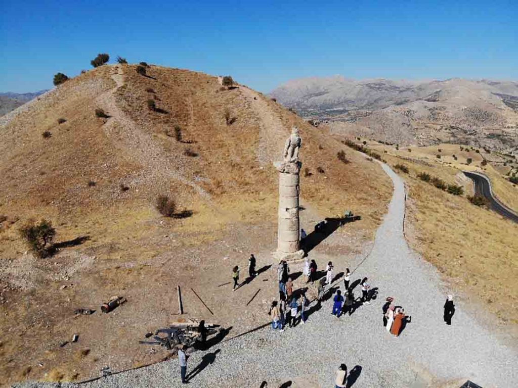 Adıyaman'daki Karakuş Tümülüsü'nde jeoradar çalışmalarının ikinci etabına başlandı 4 Adıyaman'daki Karakuş Tümülüsü'nde jeoradar çalışmalarının ikinci etabına başlandı