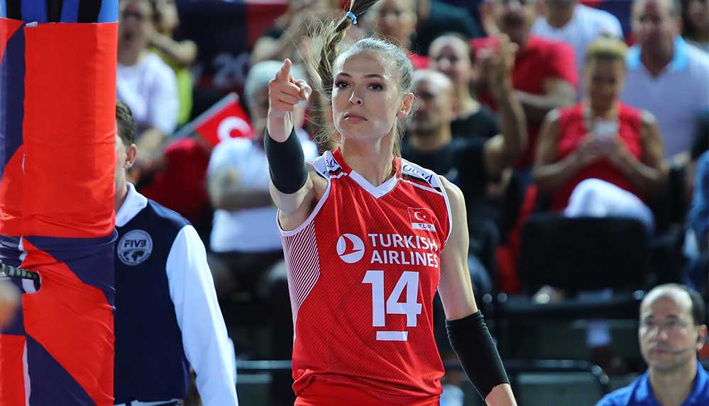 Milli voleybolcu Eda Erdem, Avrupa Şampiyonası'nda en iyiler arasına girdi