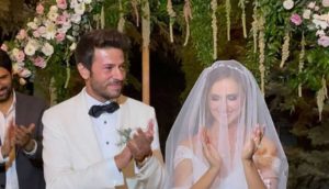 'Hercai' dizisinin sevilen oyuncuları Oya Unustası ile Ahmet Tansu Taşanlar evlendi