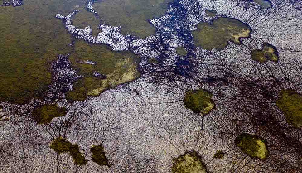 Suğla Gölü'nde sular çekildi
