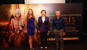 İYİ Parti Genel Başkanı Akşener, 'Tomris Hatun' filminin galasına katıldı