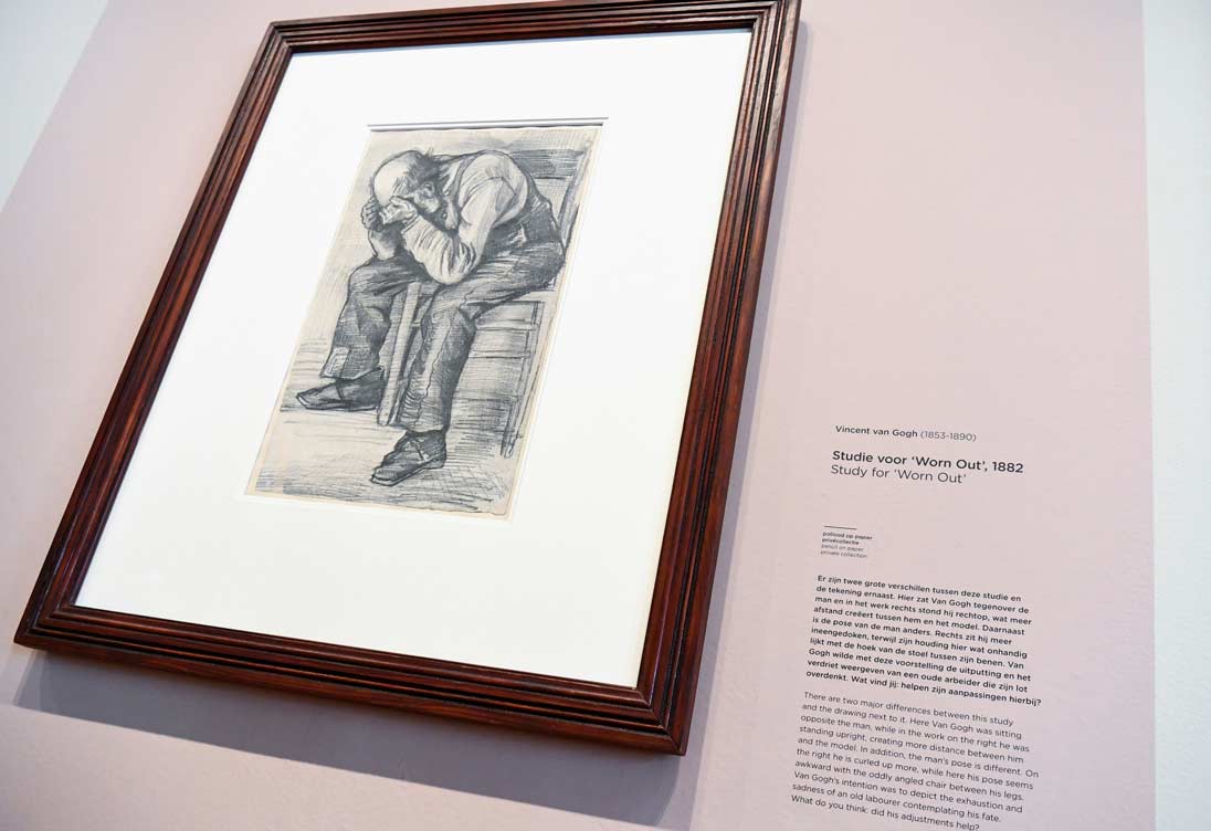 Vincent Van Gogh'un yeni keşfedilen çizimi ilk kez Amsterdam'da sergilendi